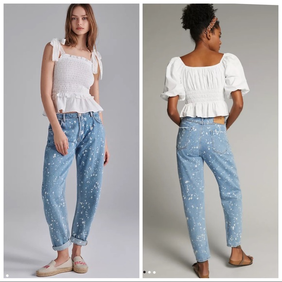 Anthropologie Denim - Anthropologie One Teaspoon Acid-Wash Tapered Jeans